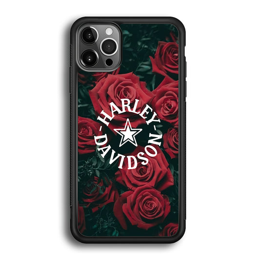Harley Davidson Rose Views iPhone 12 Pro Case