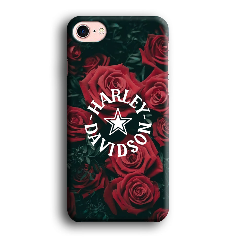 Harley Davidson Rose Views iPhone 8 Case