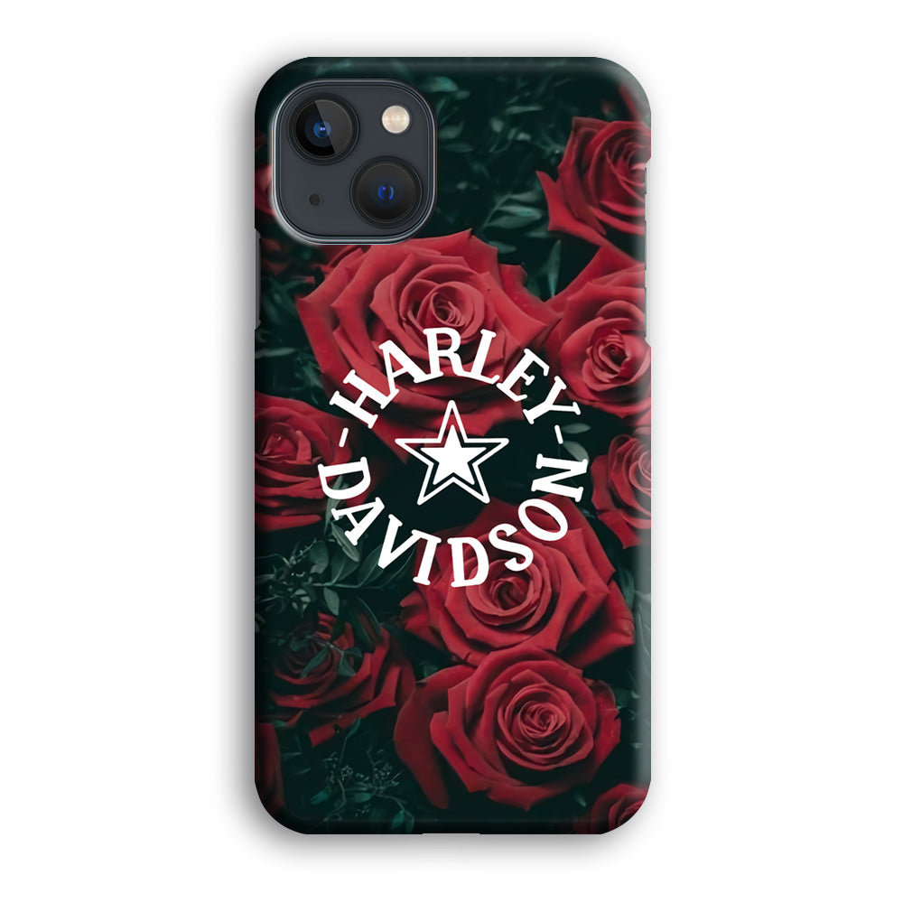 Harley Davidson Rose Views iPhone 13 Case