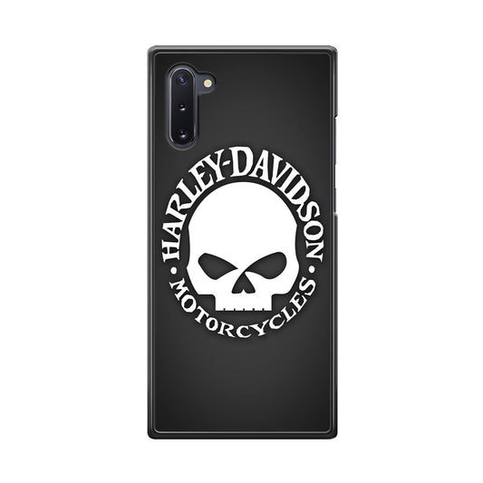 Harley Davidson Skull Grey Samsung Galaxy Note 10 Case