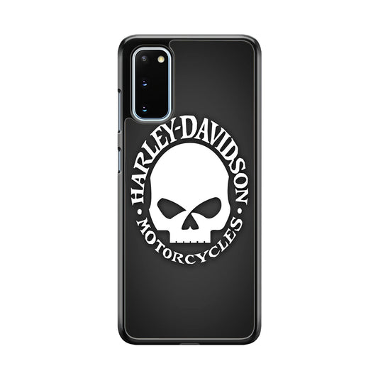 Harley Davidson Skull Grey Samsung Galaxy S20 Case