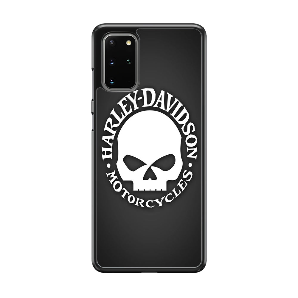 Harley Davidson Skull Grey Samsung Galaxy S20 Plus Case