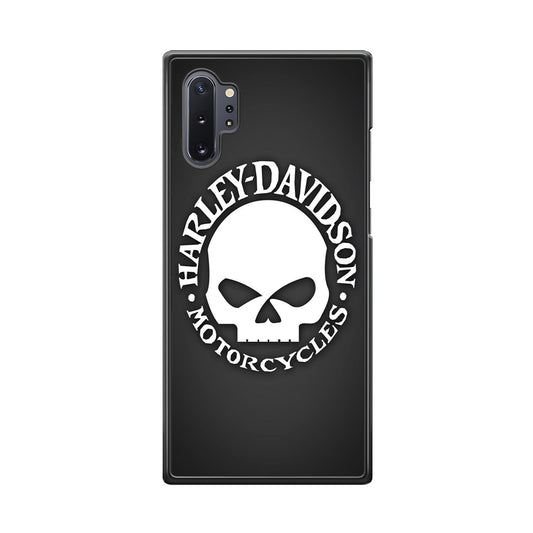 Harley Davidson Skull Grey Samsung Galaxy Note 10 Plus Case