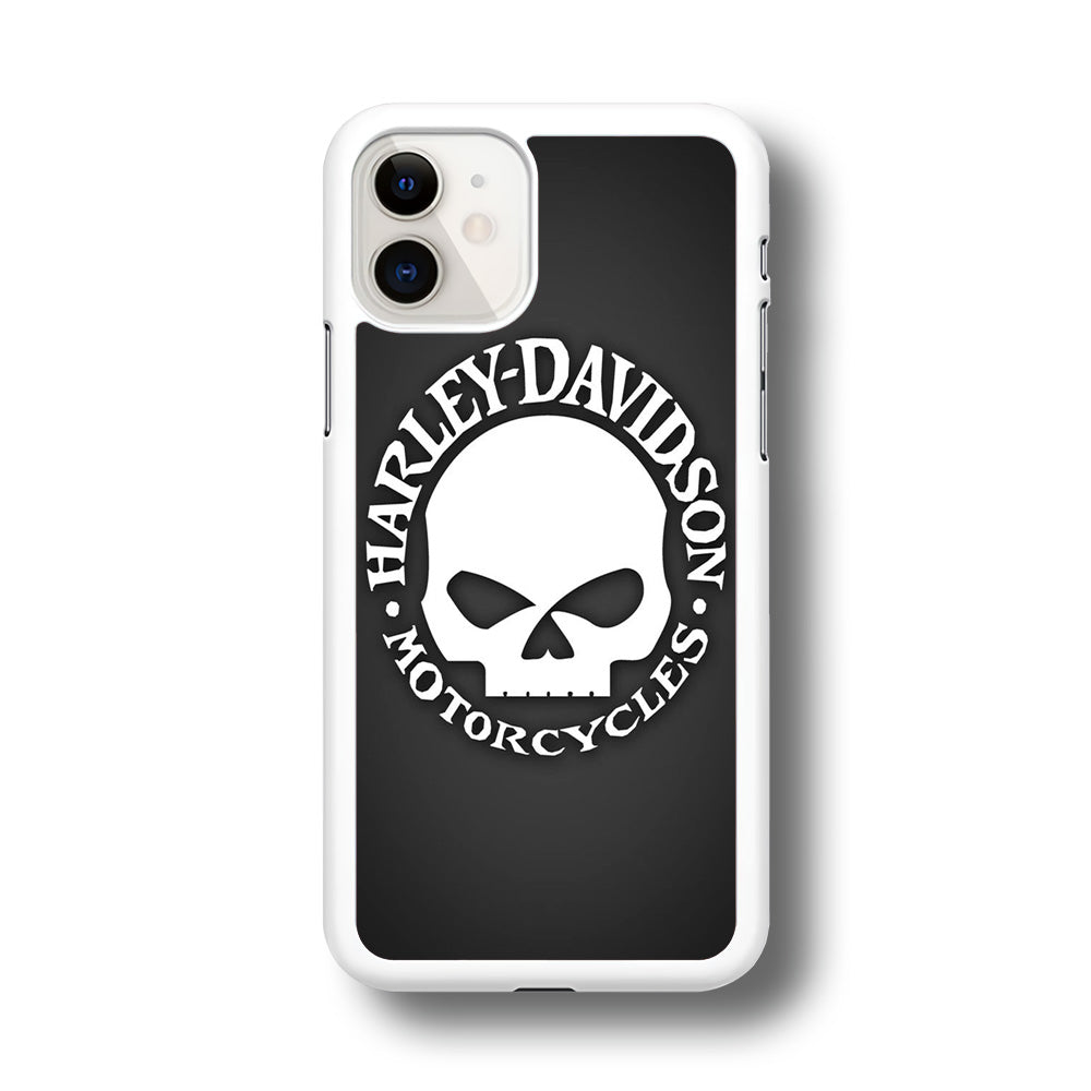 Harley Davidson Skull Grey iPhone 11 Case