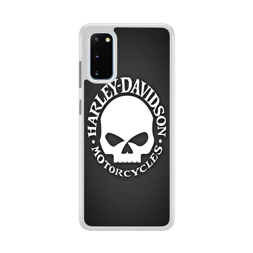 Harley Davidson Skull Grey Samsung Galaxy S20 Case