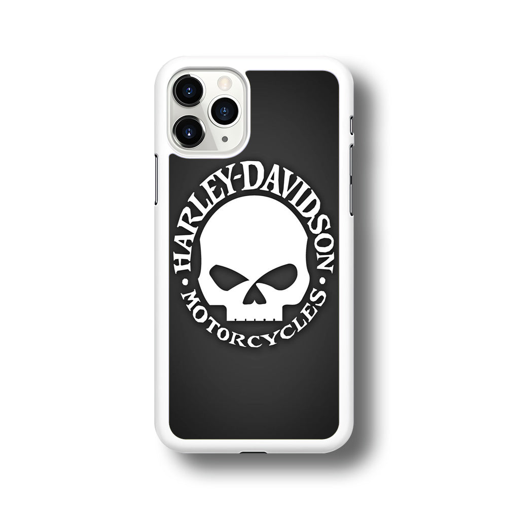 Harley Davidson Skull Grey iPhone 11 Pro Max Case