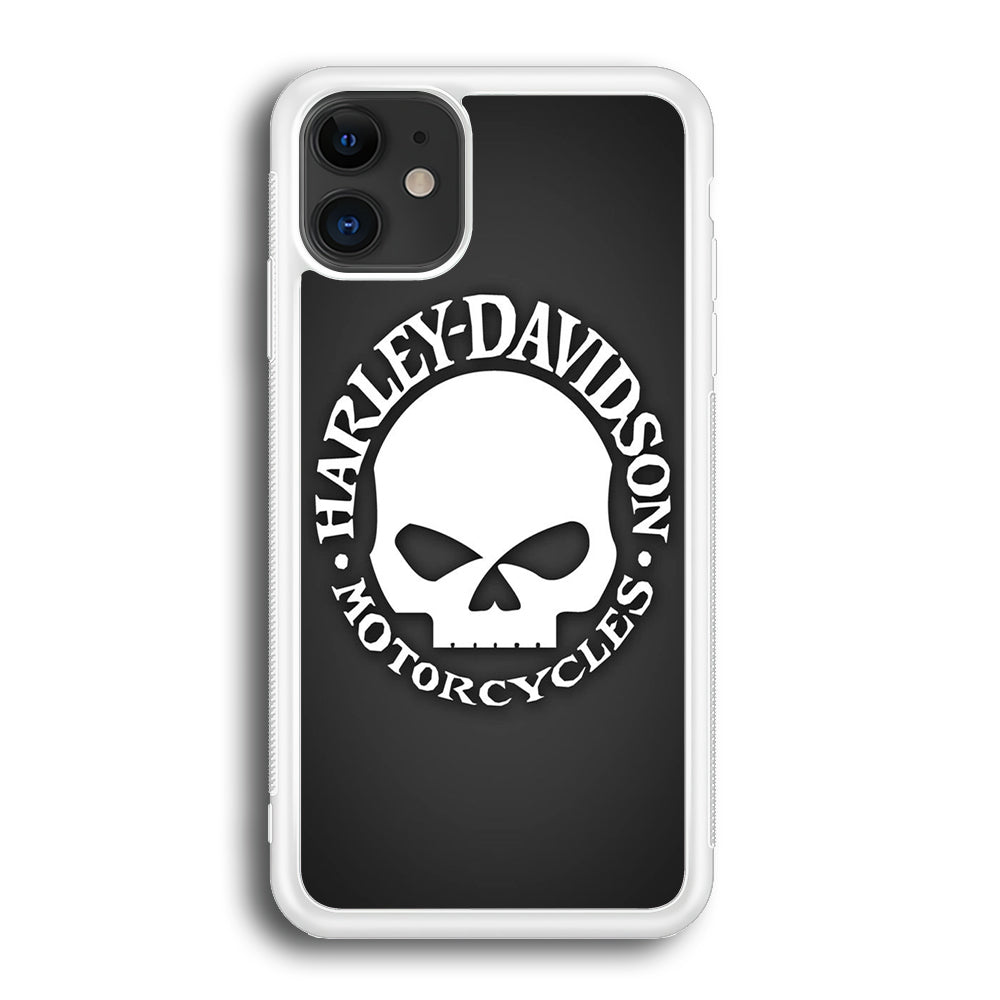 Harley Davidson Skull Grey iPhone 12 Case