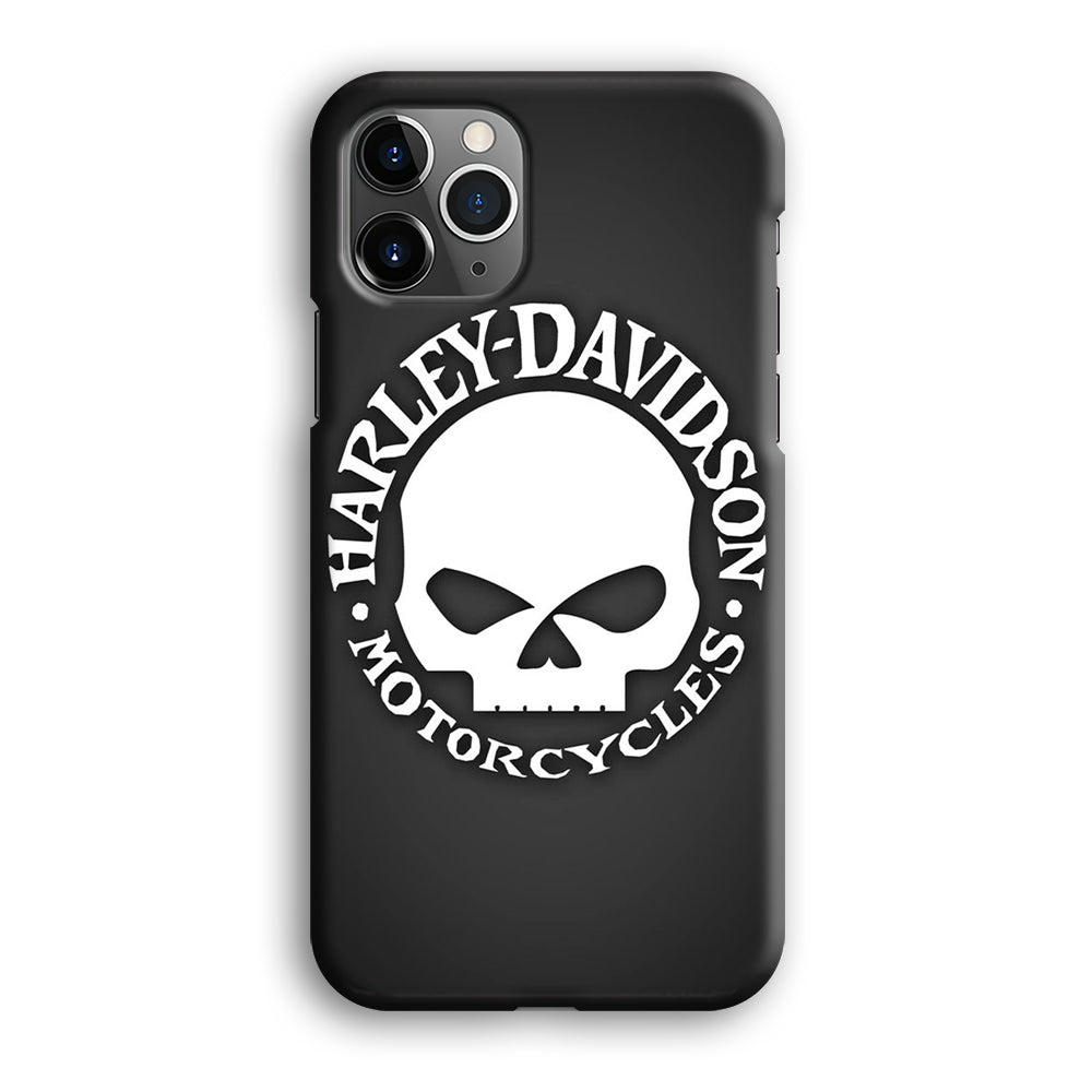 Harley Davidson Skull Grey iPhone 12 Pro Max Case