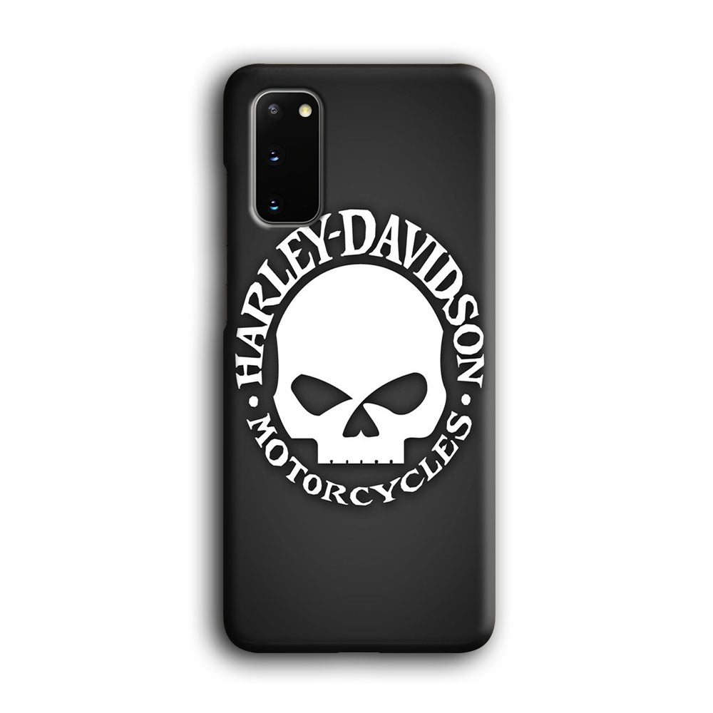 Harley Davidson Skull Grey Samsung Galaxy S20 Case