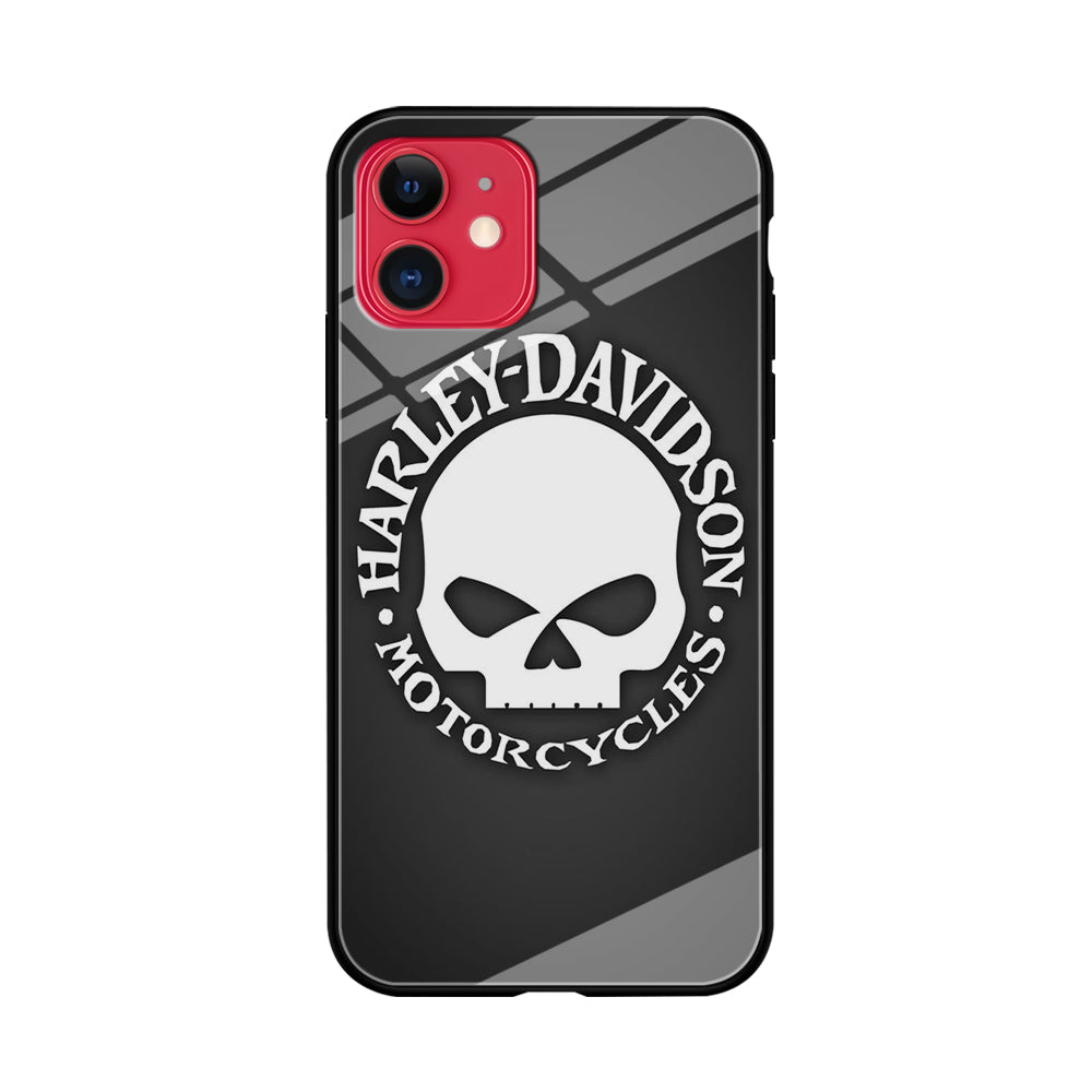 Harley Davidson Skull Grey iPhone 11 Case