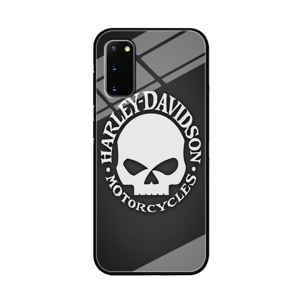 Harley Davidson Skull Grey Samsung Galaxy S20 Case