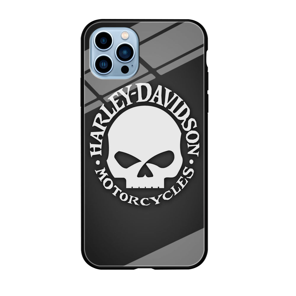 Harley Davidson Skull Grey iPhone 12 Pro Max Case