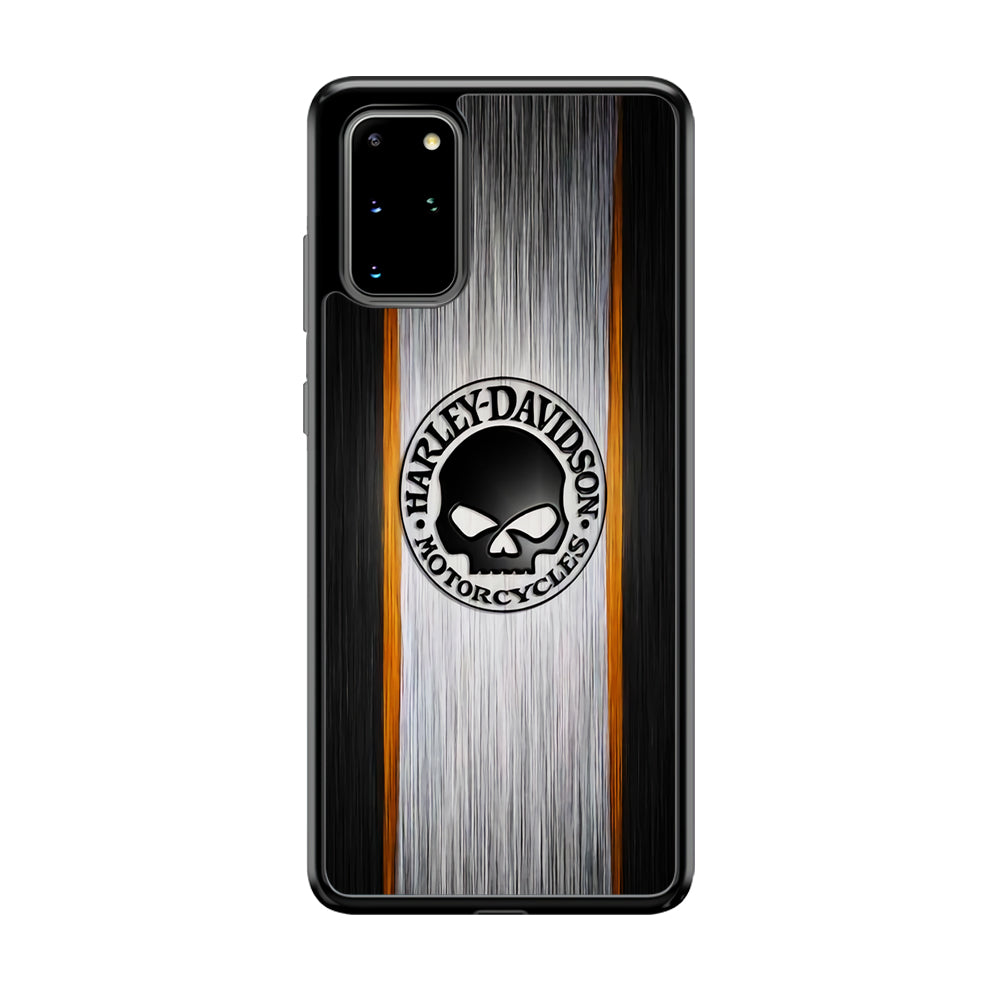 Harley Davidson Stripe Skull Logo Samsung Galaxy S20 Plus Case