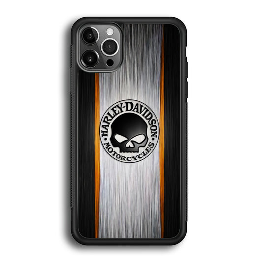 Harley Davidson Stripe Skull Logo iPhone 12 Pro Case