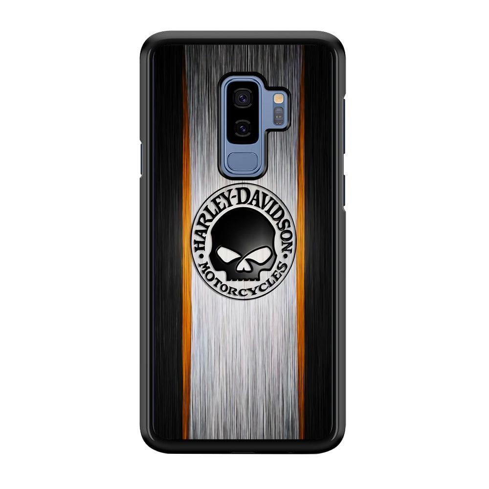 Harley Davidson Stripe Skull Logo Samsung Galaxy S9 Plus Case