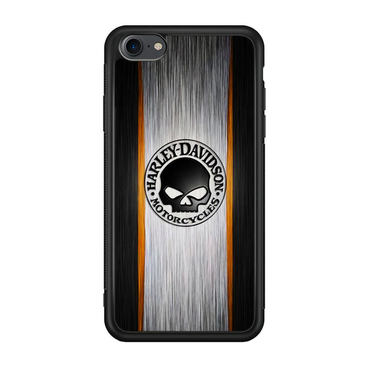 Harley Davidson Stripe Skull Logo iPhone 8 Case