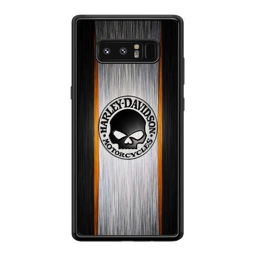Harley Davidson Stripe Skull Logo Samsung Galaxy Note 8 Case
