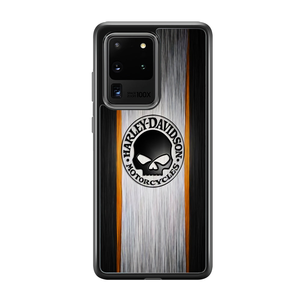 Harley Davidson Stripe Skull Logo Samsung Galaxy S20 Ultra Case