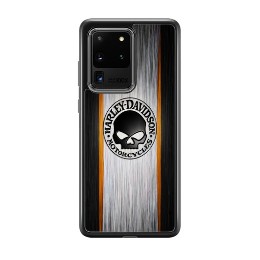 Harley Davidson Stripe Skull Logo Samsung Galaxy S20 Ultra Case