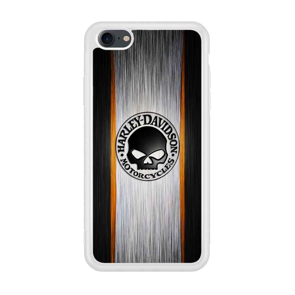 Harley Davidson Stripe Skull Logo iPhone 8 Case