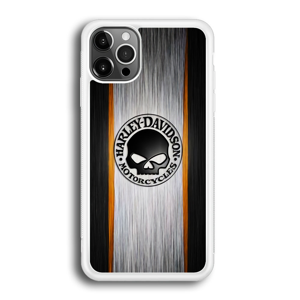 Harley Davidson Stripe Skull Logo iPhone 12 Pro Case