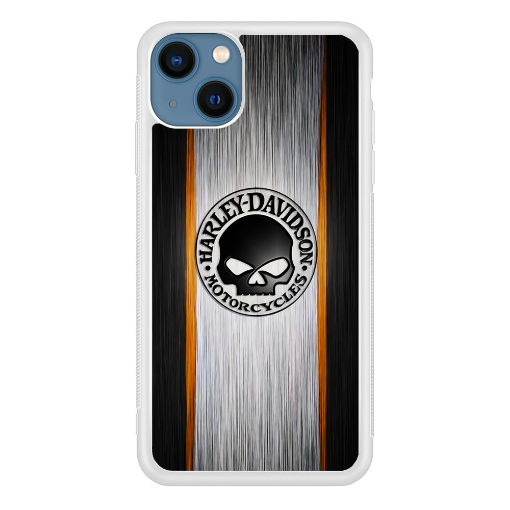 Harley Davidson Stripe Skull Logo iPhone 13 Case