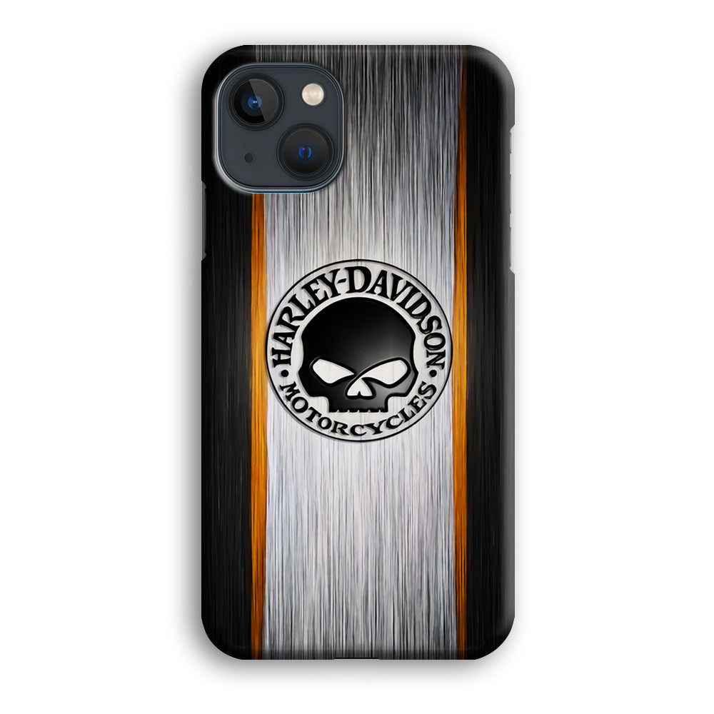 Harley Davidson Stripe Skull Logo iPhone 13 Case