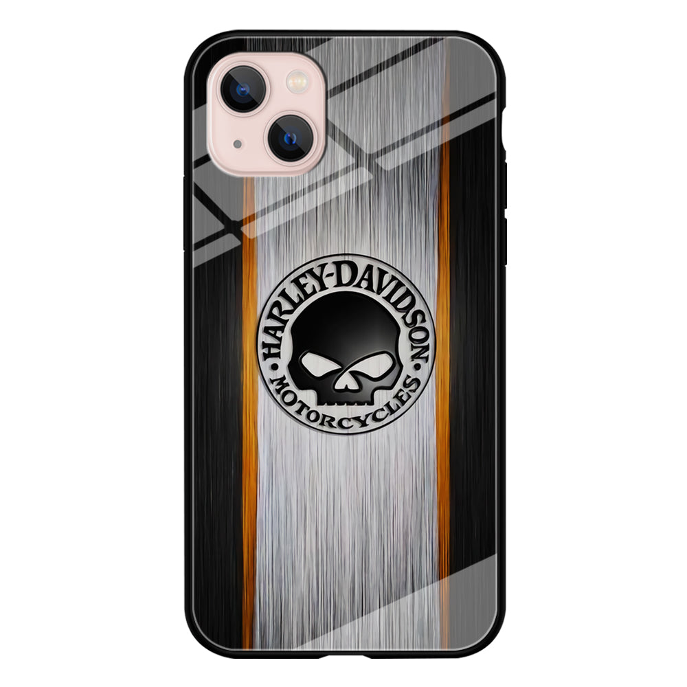 Harley Davidson Stripe Skull Logo iPhone 13 Case