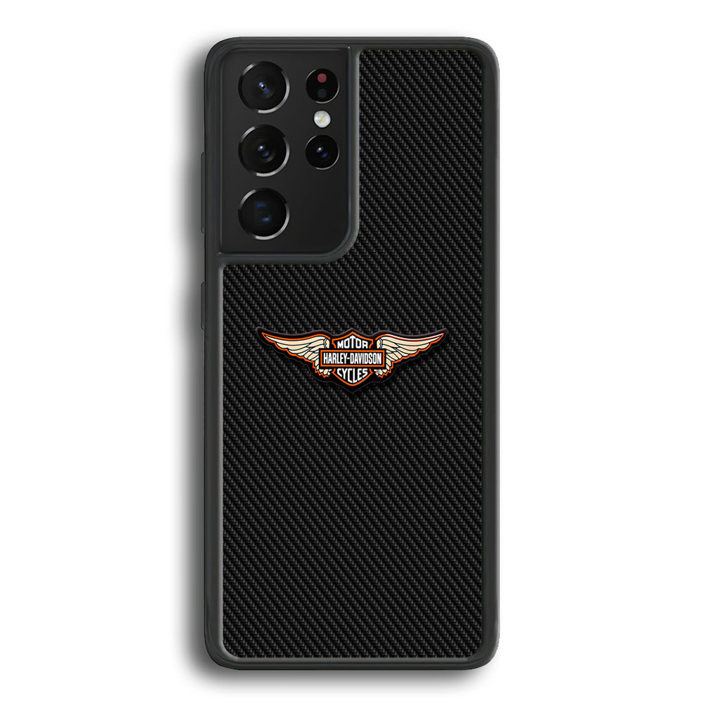 Harley Davidson Wings of Freedom Samsung Galaxy S21 Ultra Case