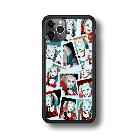 Harley Queen Expression In Frame iPhone 11 Pro Max Case
