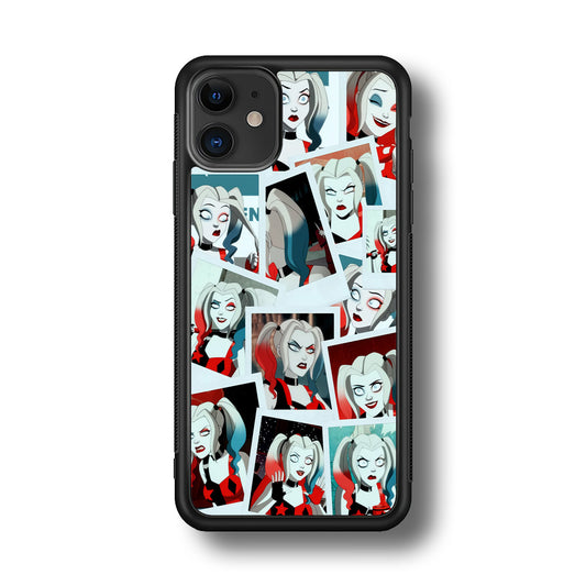 Harley Queen Expression In Frame iPhone 11 Case