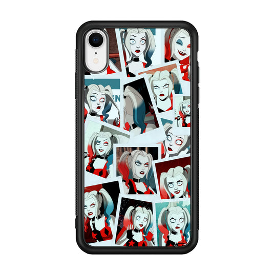 Harley Queen Expression In Frame iPhone XR Case