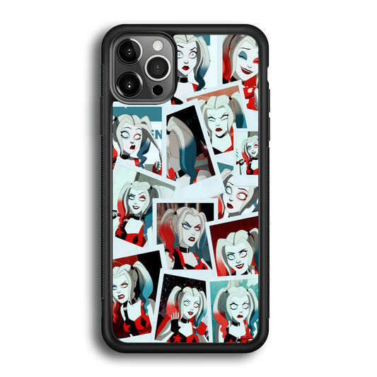 Harley Queen Expression In Frame iPhone 12 Pro Case