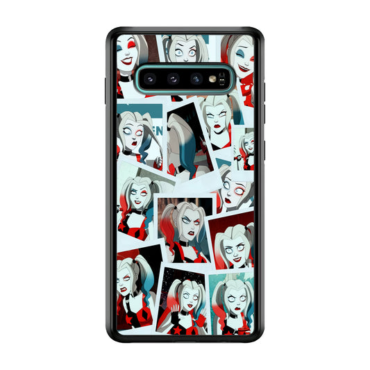 Harley Queen Expression In Frame Samsung Galaxy S10 Case