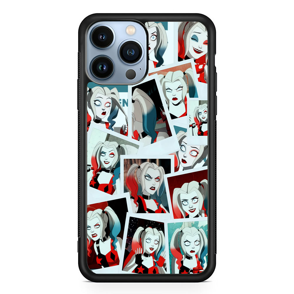 Harley Queen Expression In Frame iPhone 13 Pro Max Case