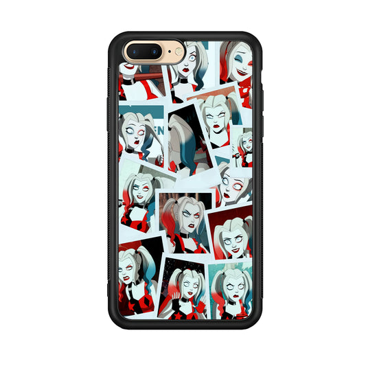 Harley Queen Expression In Frame iPhone 8 Plus Case