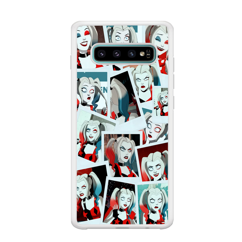 Harley Queen Expression In Frame Samsung Galaxy S10 Case