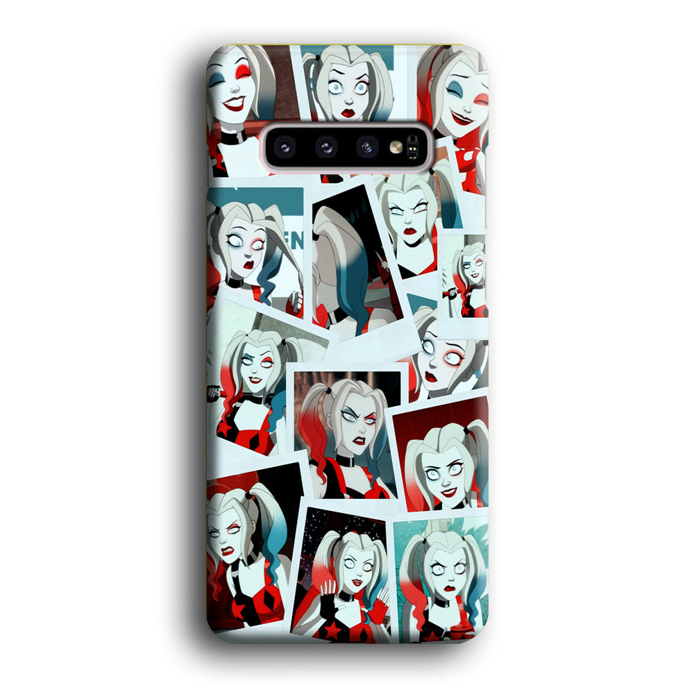 Harley Queen Expression In Frame Samsung Galaxy S10 Case