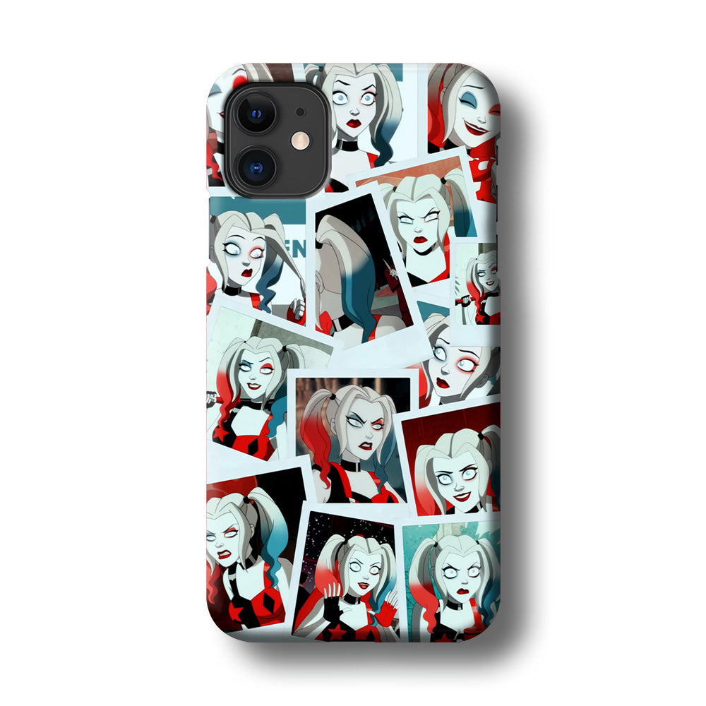 Harley Queen Expression In Frame iPhone 11 Case