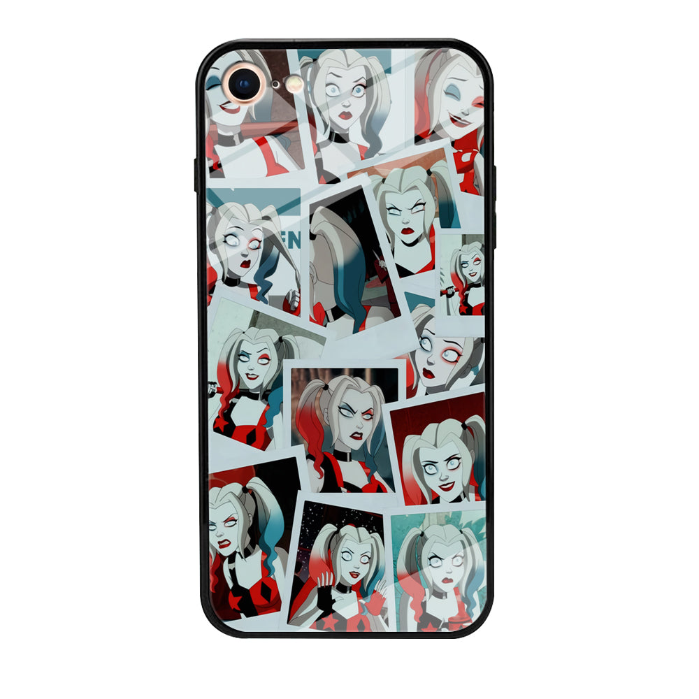 Harley Queen Expression In Frame iPhone 8 Case