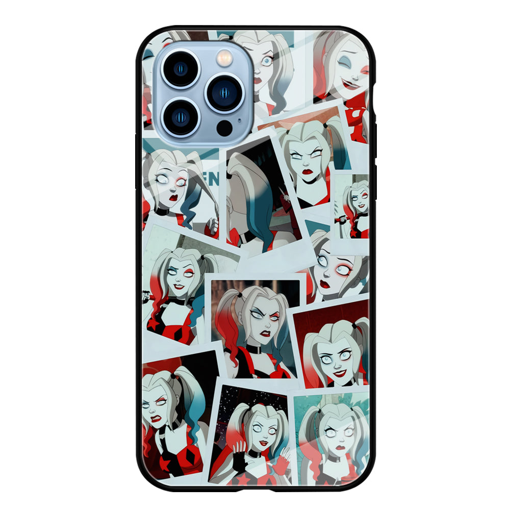 Harley Queen Expression In Frame iPhone 13 Pro Max Case