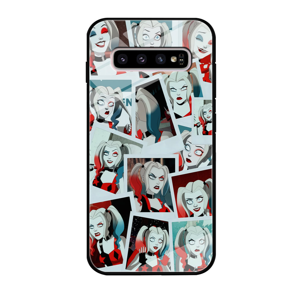 Harley Queen Expression In Frame Samsung Galaxy S10 Case