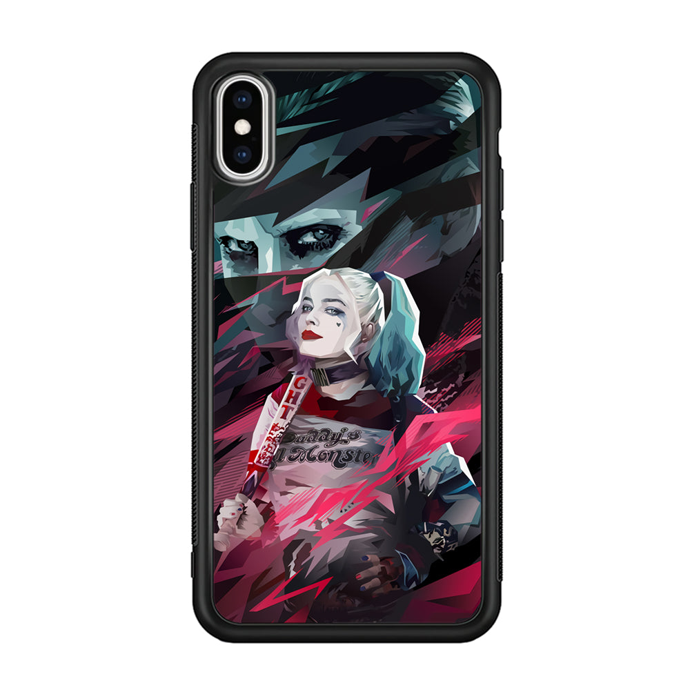 Harley Quinn Daddy's Monsters iPhone XS MAX Case