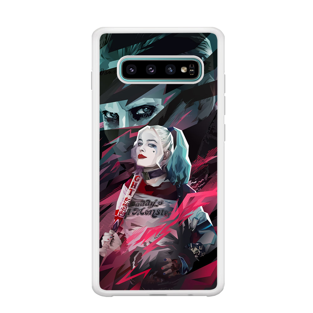 Harley Quinn Daddy's Monsters Samsung Galaxy S10 Case