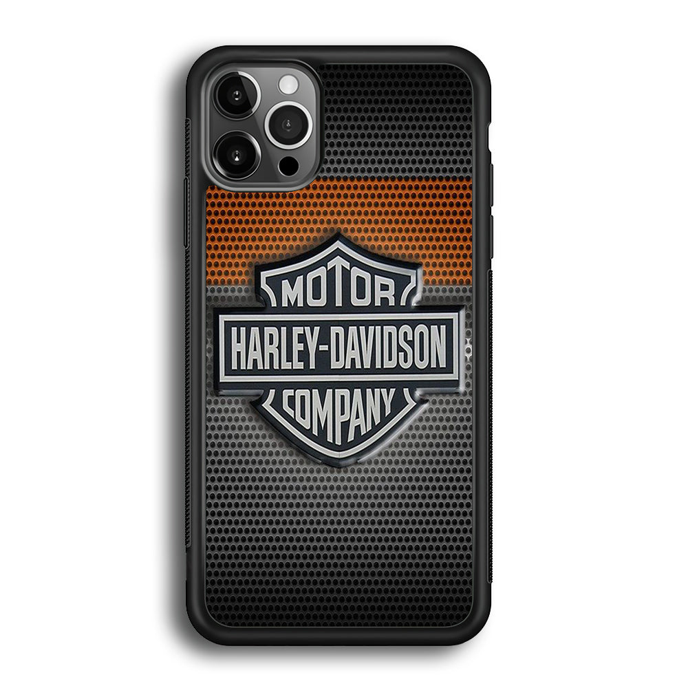 Harley Davidson Grey iPhone 12 Pro Case