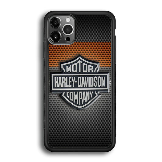 Harley Davidson Grey iPhone 12 Pro Case