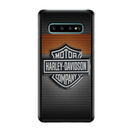 Harley Davidson Grey Samsung Galaxy S10 Case