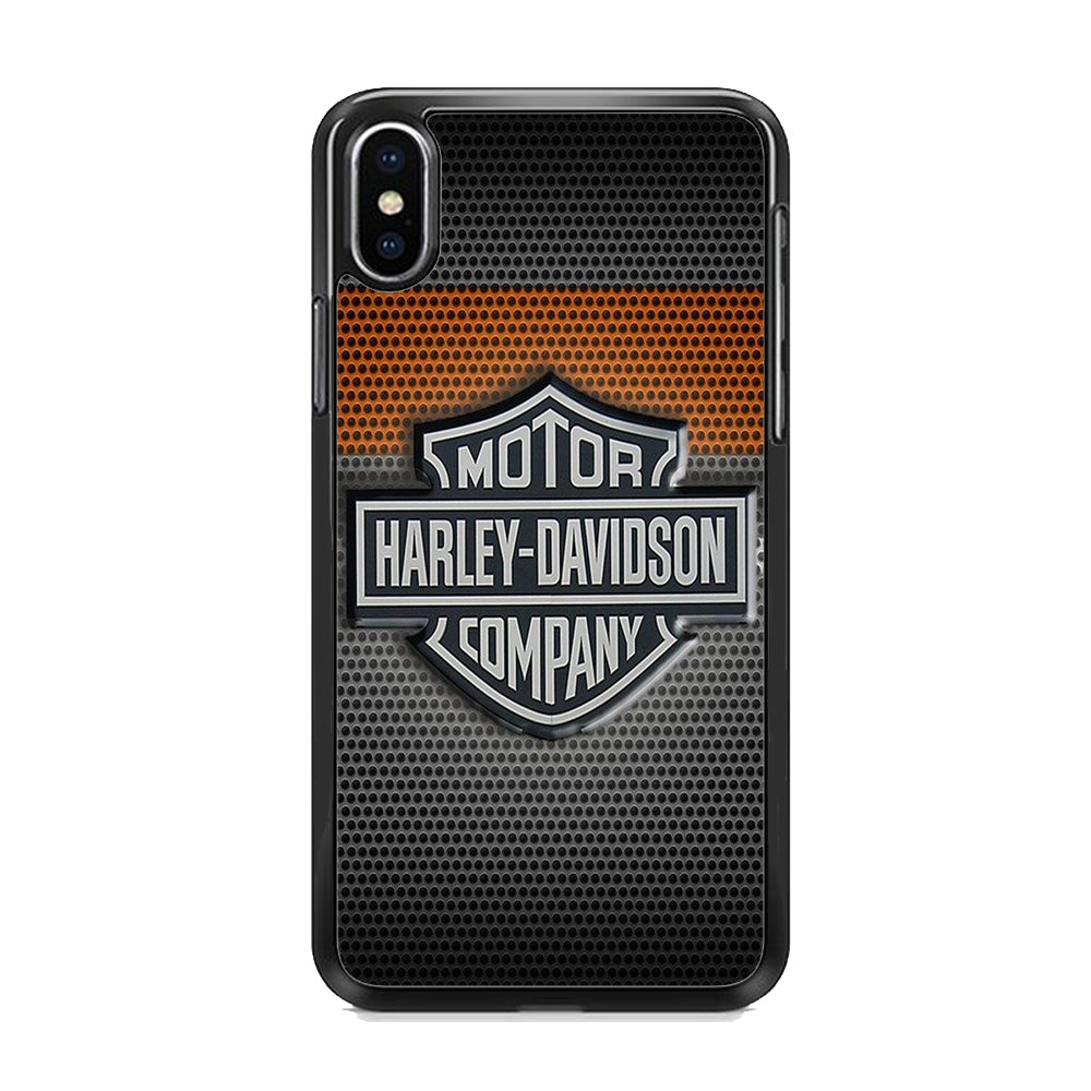 Harley Davidson Grey iPhone X Case