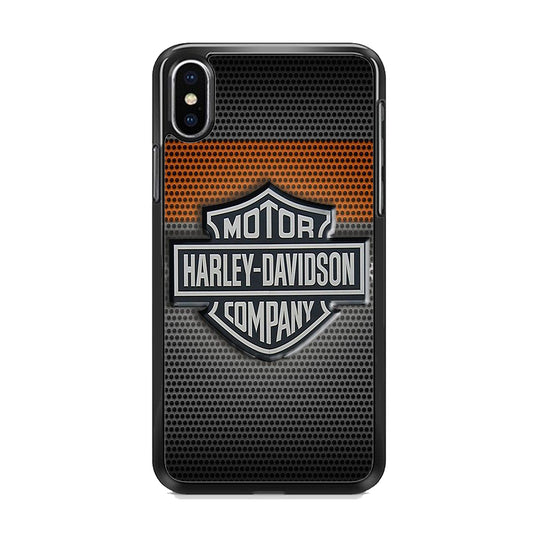 Harley Davidson Grey iPhone X Case