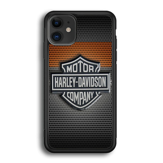 Harley Davidson Grey iPhone 12 Case